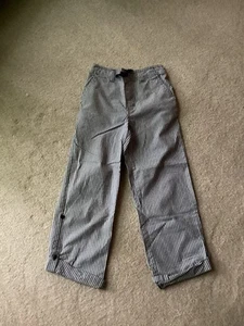 JANIE AND JACK COTTON PULLON PANTS,8, STRIPED, FOUR POCKETS, ROLLUP CUFFS - Picture 1 of 7