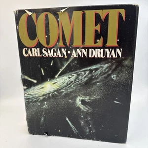 Comet Carl Sagan Book HC DJ First Edition 1985 Ann Druyan - Foto 1 di 7