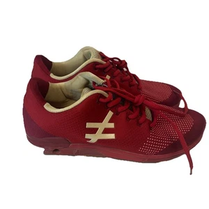 The DIFFERENCE Sneakers Women's Heelless Technology Runners Red Size 9.5 - Picture 1 of 12