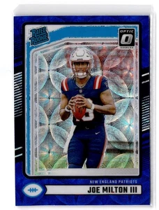 2024 Donruss Joe Milton III RC #319 Optic Rated Rookies Preview Blue Scope - Picture 1 of 2