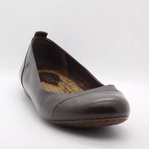 Born Mindy Causal Footwear Women Leather Ballet Flats Pull On Cap Toe Size 8.5 - Picture 1 of 11