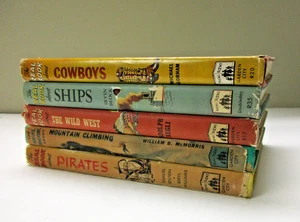 Lot 5 The Real Book About HB/DJ Pirates Mountain Climbing Wild West Ships Cowboy - Bild 1 von 9