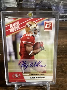 2010 Donruss Rated Rookies Autographs #64 Kyle Williams San Francisco 49ers - Picture 1 of 2
