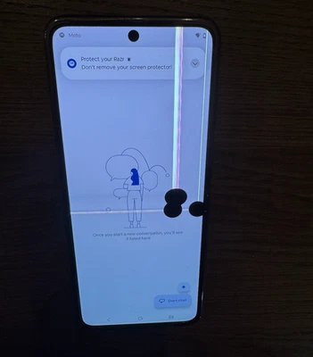 Motorola RAZR Plus 5G (2024) XT2451-2 256GB Black (AT&T) Unlocked FAIR (READ) - Image 1 of 4