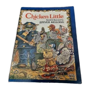 Vintage 1985 Chicken Little Children’s Book Illustrated by Steven Kellogg - Imagen 1 de 2
