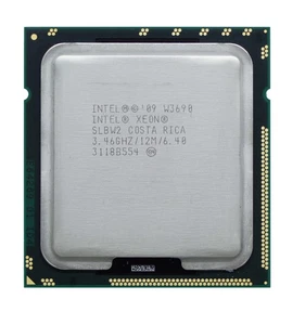Intel Xeon W3690 6 cœurs 3,46 GHz (3,73 GHz Turbo) LGA 1366 SLBW2 (TVA incluse) - Photo 1/1