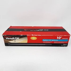 FastenMaster #9 x 10 in. HeadLOK Black 6-Lobe Drive Flat Head Wood Screw 48 Pack - Picture 1 of 11