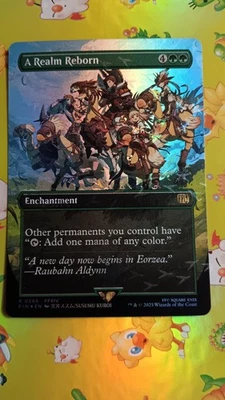 A Realm Reborn (Borderless) (Chocobo Track Foil) - FINAL FANTASY #566 - Image 1 of 2