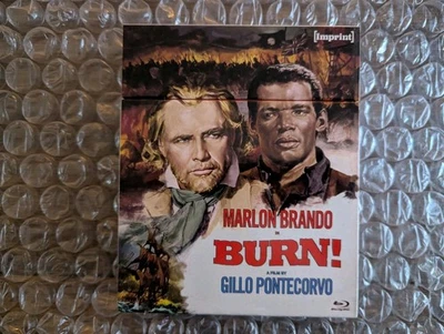 Burn! [Queimada] (1969) Blu Ray Imprint Films Marlon Brando Limited Box OOP - Image 1 of 4