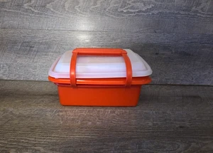 Vintage Tupperware Pack N Carry rot/orange 5-teiliges Brotdosen-Set TOP 1254 - Bild 1 von 17
