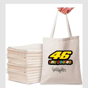 Valentino Rossi Facsimile Signed Tote Bag The Doctor - Picture 1 of 1