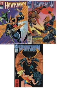HAWKMAN Lot Of  3 from 1993 -  Bagged & Boarded- See Pictures for Titles - VF - Picture 1 of 4
