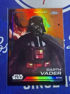 2024 Topps Star Wars Chrome #66 Darth Vader Orange Refractor /25 - Picture 1 of 2