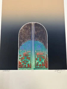 Arun Bose, "Gate" original etching, hand signed - Picture 1 of 1