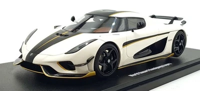 GT Spirit 1/18 Scale Resin GT913 - 2023 Koenigsegg Regera World Record - White - Image 1 of 4
