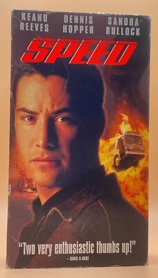 Speed VHS 1994 Keanu Reeves G-VG Condition **Buy 2 Get 1 Free** - Image 1 of 3