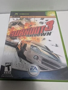 Burnout 3 Takedown Microsoft Xbox CIB Completo Con Manual Probado - Imagen 1 de 4