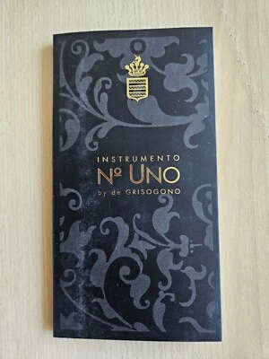 INSTRUMENTO No Uno de GRISOGONO INSTRUCCIONES Y MANUAL DE GARANTÍA ESTAMPADO Foto 1 de 4