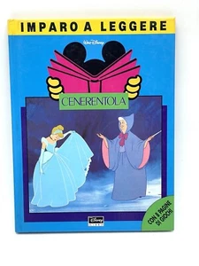 LIBRO VINTAGE DISNEY LIBRI IMPARO A LEGGERE CENERENTOLA NUOVO # QD - Bild 1 von 2