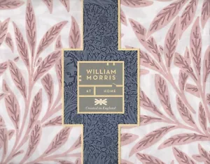 William Morris England Queen Sheet Set Original Willow Plaster Pink 4pc Cottage - Picture 1 of 8