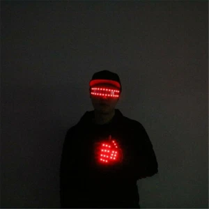 LED Gloves Stage Show DJ Glowing Glasses Night Light Birthday Party Cosplay Prop - Picture 1 of 16