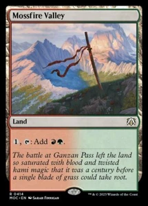 x1 Mossfire Valley R MTG Commander: March of the Machine M/NM, English - Picture 1 of 1