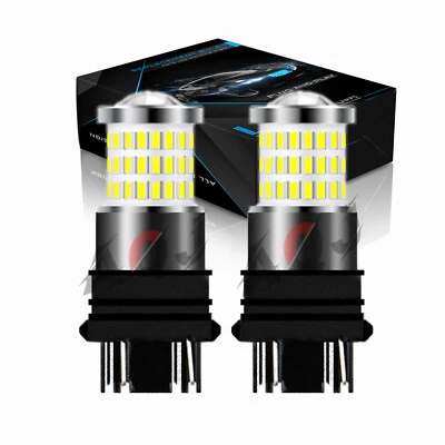 For Chevrolet S10 1994-2003 2004 White 3157 LED Turn Signal Parking Light Bulbs - Image 1 of 4