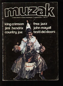 MUZAK 9/1974 TANGERINE DREAM KING CRIMSON JIMI HENDRIX NUOVA COMPAGNIA CANTO POP - Picture 1 of 1