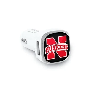 Nebraska Cornhuskers USB Auto Ladegerät [NEU] NCAA Handy Smart iPhone iPod Galaxy - Bild 1 von 1