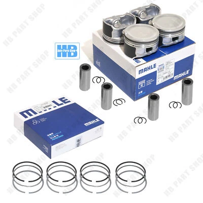 4 件发动机活塞和环 81 毫米 STD 套装适用于大众捷达甲壳虫高尔夫 GTI 奥迪 A4 1.8T — 第 1/4 张图片