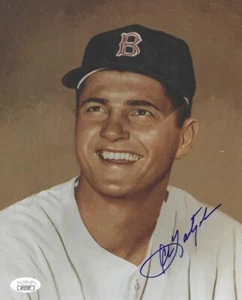 Foto autografiada de Carl Yastrzemski 8x10 de los Medias Rojas de Boston certificado de autenticidad JSA - Imagen 1 de 1