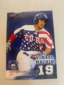 Vimael Machin 2017 South Bend Cubs Team Card - Picture 1 of 1