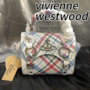 Vivienne Westwood Shoulder Bag Handbag Marble Leather Orb Logo Women's - Picture 1 of 6