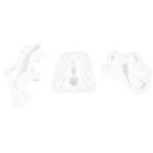 3pcs Silicone Animal Molds for Candy, Chocolate, Soap, Jelly Shots, Gum