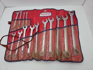 Proto Professional Tools 14 piece Combination Wrench Set 5/16" - 1 1/8" W/Pouch - Bild 1 von 24