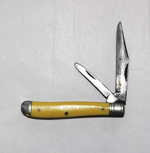 Coltello da taschino pieghevole vintage Camillus Herbert Hearn Hardware Co Cambridge MD - Foto 1 di 4