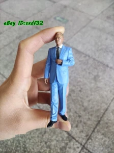 1/18 Resin Miniatures Blue James Bond 4" Figures Model For Cars Vehicles Toys - Picture 1 of 6