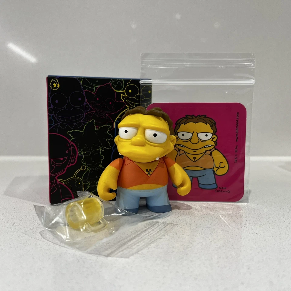 Simpsons x Kidrobot • BARNEY GUMBLE • Series 1 • Vinyl Figurine • Complete - Image 1 of 1