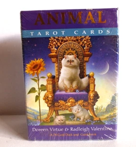 Animal Tarot - A 78 Card Deck & Guidebook - Beautiful Animal Pictures  - Picture 1 of 5