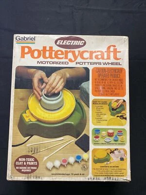 Rueda de alfarero motorizada Gabriel Electric Potterycraft 1976 vintage Foto 1 de 4