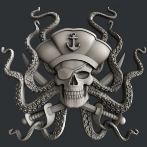 3d STL models for CNC, Artcam, Aspire, Pirate - Picture 1 of 4