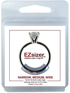 Ring Guard by EZsizer- 6 pack (2-narrow, 2-medium, 2-wide) - Ring Adjuster - Picture 1 of 4