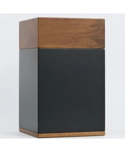 AspenStudio WalnutWood Urn for Human Cremation Funeral Handcrafted Solid Wooden - Picture 1 of 7