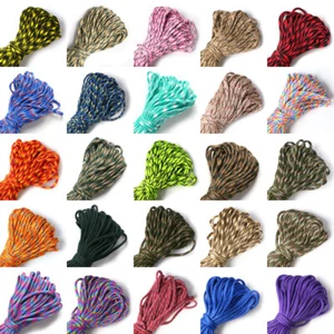 Cuerda fuerte Paracord 50 100 pies 7 hilos cable de núcleo 550 paracaídas Bushcraft senderismo - Imagen 1 de 189