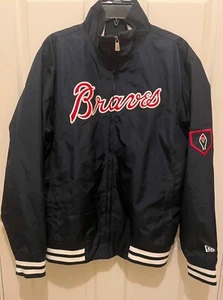 Atlanta Braves 2023 New Era Cooperstown Collection Coach’s Jacket - Picture 1 of 2