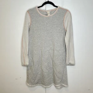 Sundance French Terry Knit Sweatshirt Dress Size Small Gray Pockets Long Sleeve - Picture 1 of 4