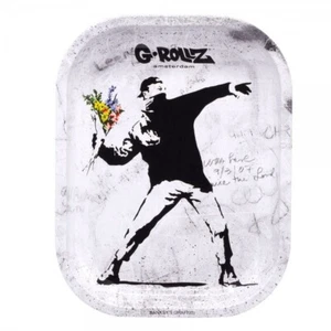 Vassoio per rollare piccolo serie GROLLZ Small Tray 14x18 cm 🔥 Scegli il tuo 🌿 - Imagen 1 de 15