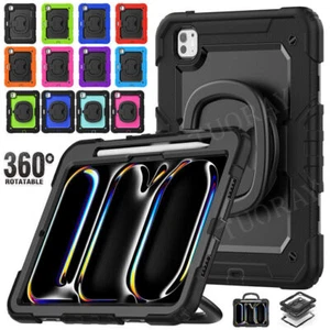 Heavy Duty Stand Case Cover For iPad 5/6th 7th 8th 9th 10th Gen Air Pro 11 2024 - Picture 1 of 220
