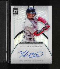 2016 DONRUSS OPTIC AUTOGRAPH #OA-MB MOOKIE BETTS AUTO DODGERS RED SOX