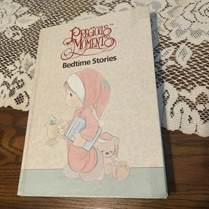 Vintage 1990 Precious Moments Bedtime Stories Hardcover Book - Picture 1 of 6